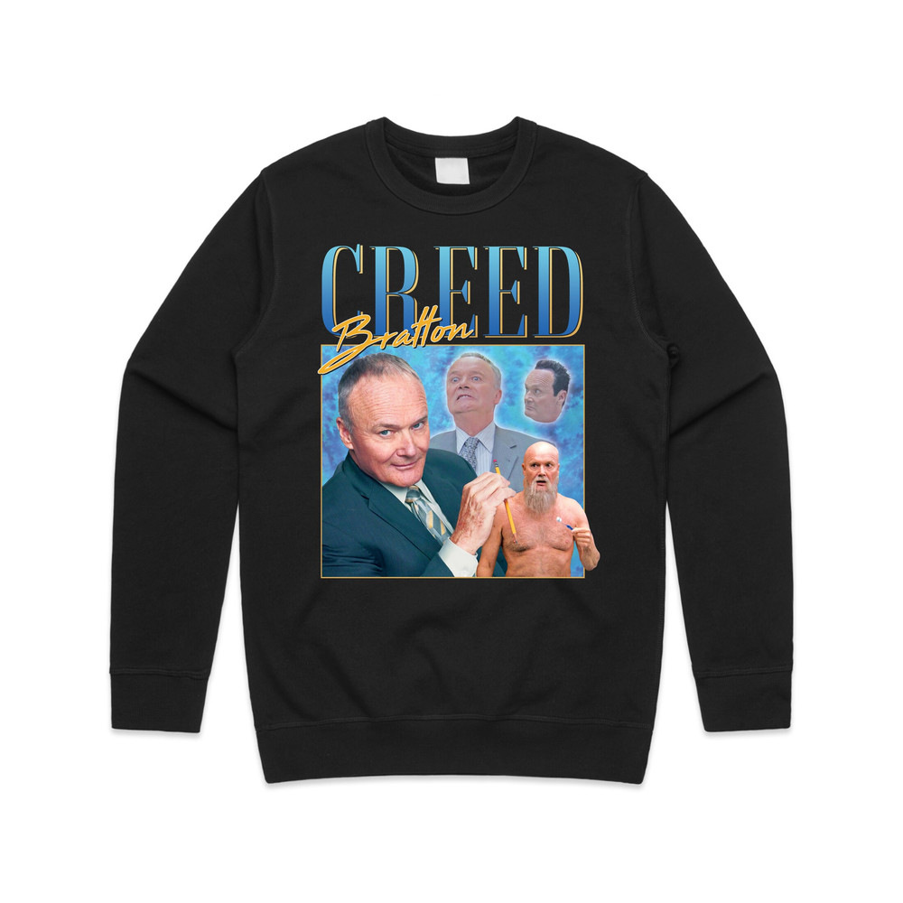 Creed Bratton Homage Jumper Sweater Sweatshirt US Office Retro 90's Biznus Boboddy Funny Gift - 2.jpg