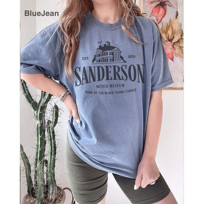 Comfort Colors, Sanderson Witch Museum t shirt, Witches tee, Witch Museum t-shirt, Halloween Gift, Black Flame tee, Sanderson Sisters shirt - 2.jpg