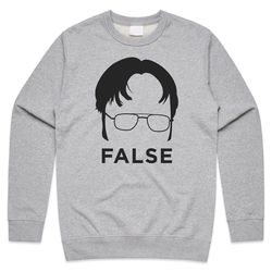 dwight schrute false jumper sweater sweatshirt funny us office beets michael scott