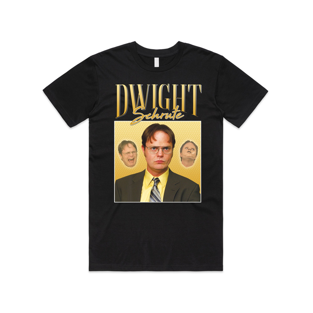 Dwight Schrute Homage US Office T-shirt Tee Top Michael Scott Vintage 90's Retro - 1.jpg