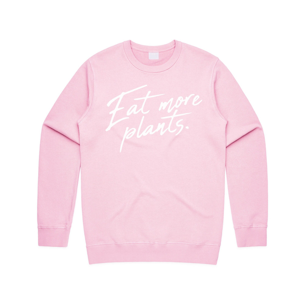Eat More Plants Jumper Sweater Sweatshirt Funny Vegan Vegetarian Are Friends - 3.jpg
