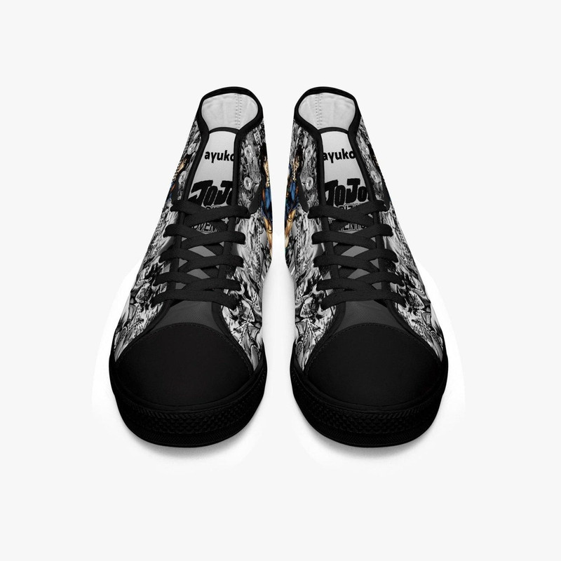 JoJos Bizarre Adventure Jonathan Joestar High Canvas Shoes for Fan, JoJos Bizarre Adventure Jonathan Joestar High Canvas Shoes Sneaker