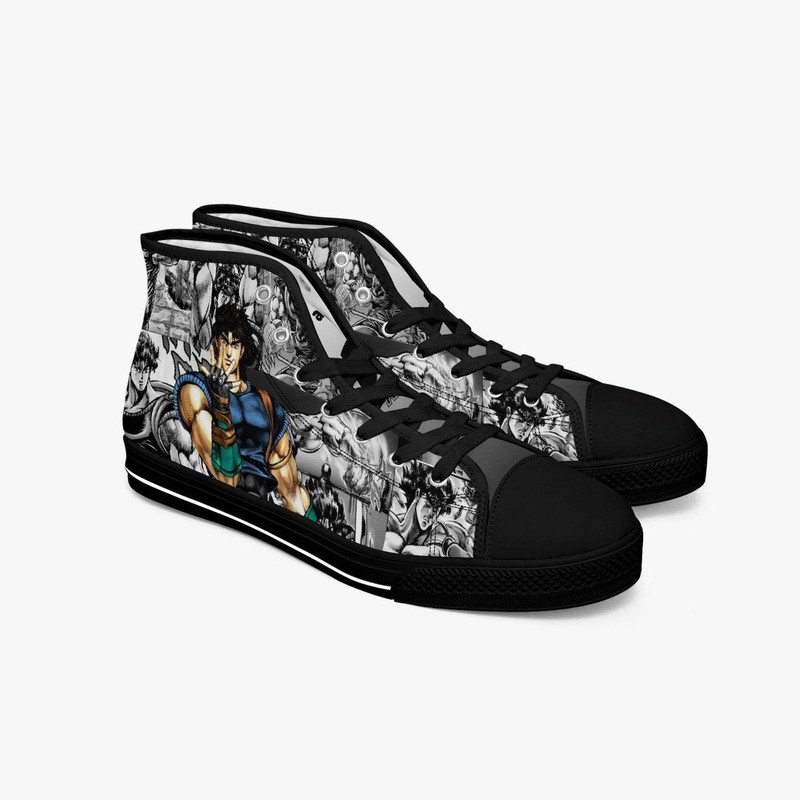 JoJos Bizarre Adventure Jonathan Joestar High Canvas Shoes for Fan, JoJos Bizarre Adventure Jonathan Joestar High Canvas Shoes Sneaker