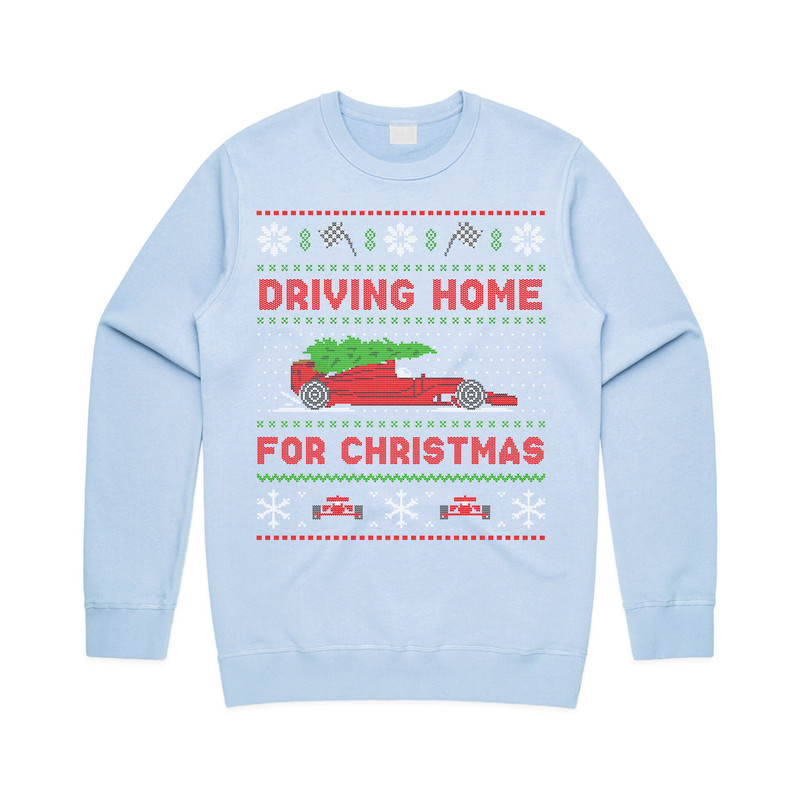 Formula Racing Driving Home For Christmas Jumper Sweater Sweatshirt Sainz Lando Max - 2.jpg
