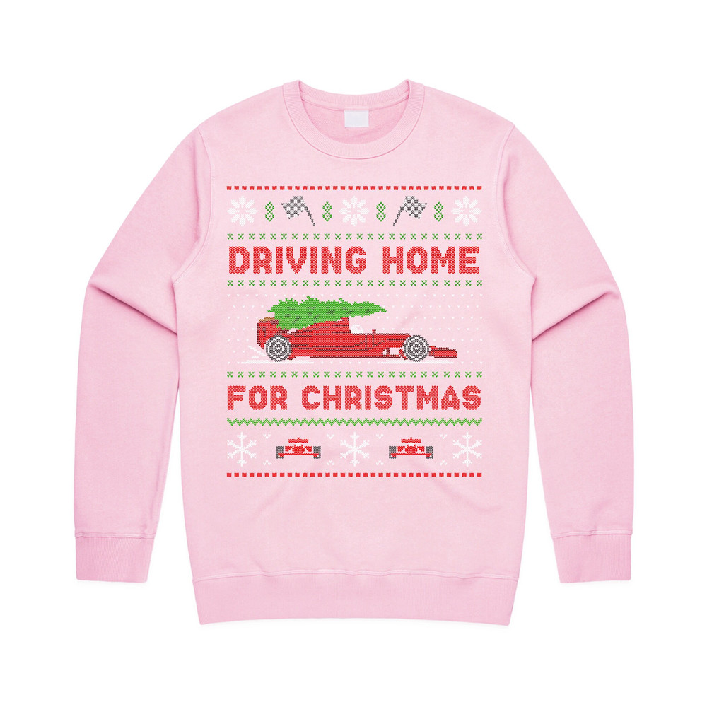 Formula Racing Driving Home For Christmas Jumper Sweater Sweatshirt Sainz Lando Max - 3.jpg