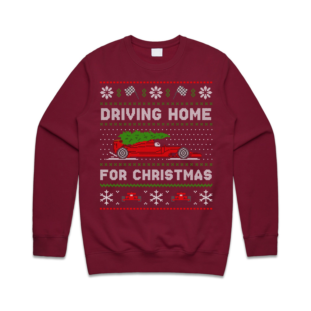 Formula Racing Driving Home For Christmas Jumper Sweater Sweatshirt Sainz Lando Max - 4.jpg