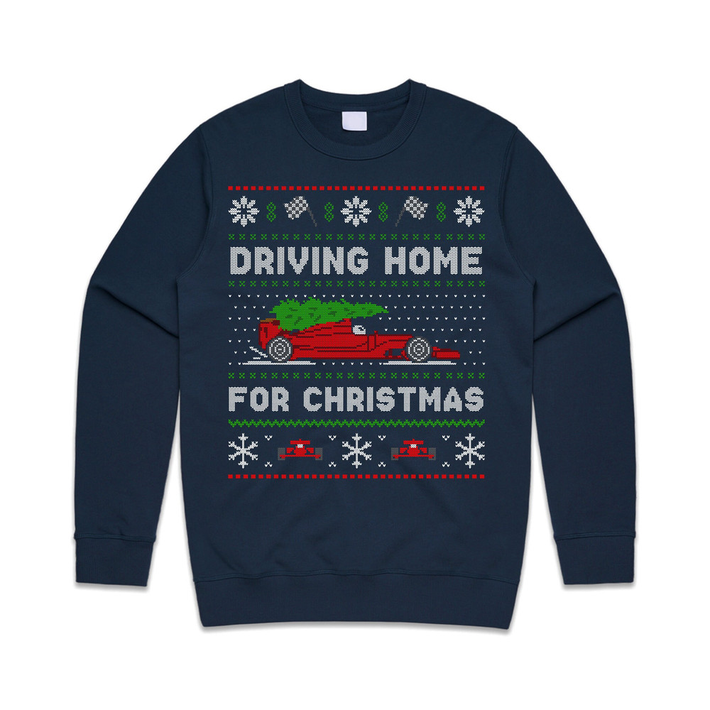 Formula Racing Driving Home For Christmas Jumper Sweater Sweatshirt Sainz Lando Max - 5.jpg