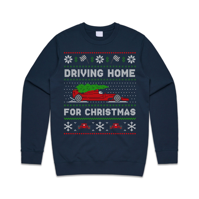 Formula Racing Driving Home For Christmas Jumper Sweater Sweatshirt Sainz Lando Max - 5.jpg