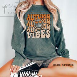 comfort colors autumn vibes shirt, hello autumn t