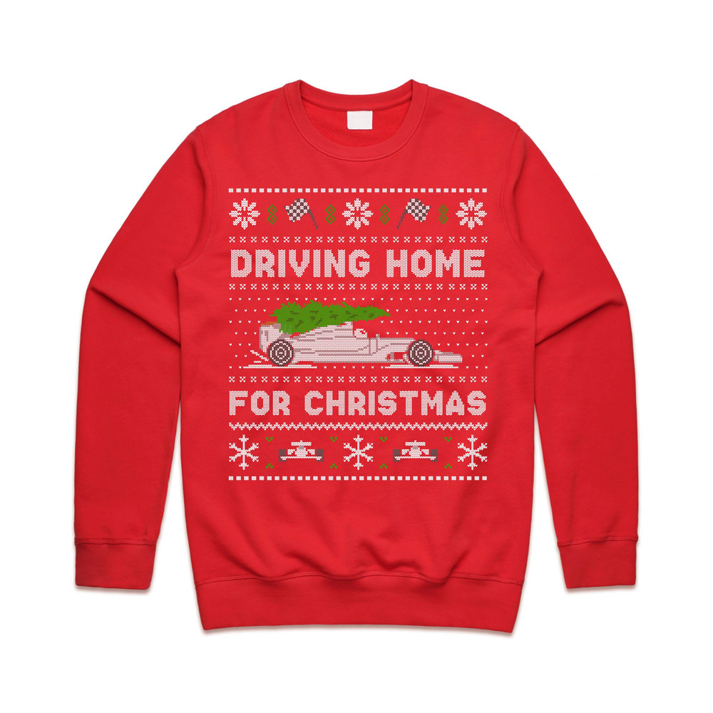 Formula Racing Driving Home For Christmas Jumper Sweater Sweatshirt Sainz Lando Max - 6.jpg