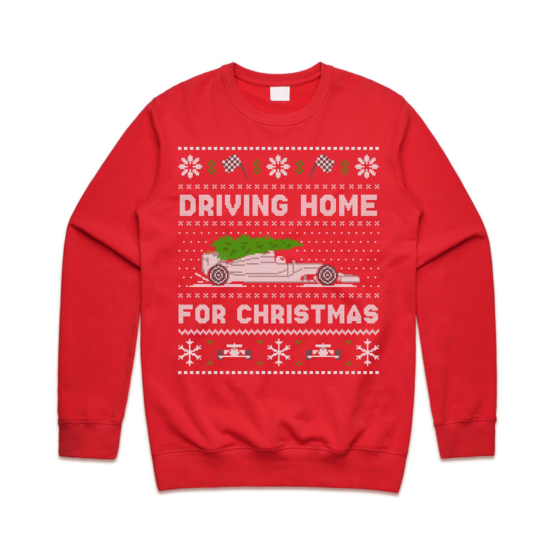 Formula Racing Driving Home For Christmas Jumper Sweater Sweatshirt Sainz Lando Max - 6.jpg