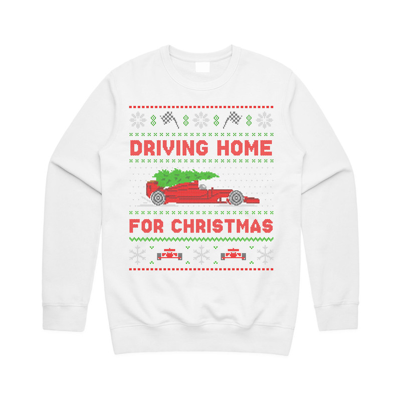Formula Racing Driving Home For Christmas Jumper Sweater Sweatshirt Sainz Lando Max - 7.jpg