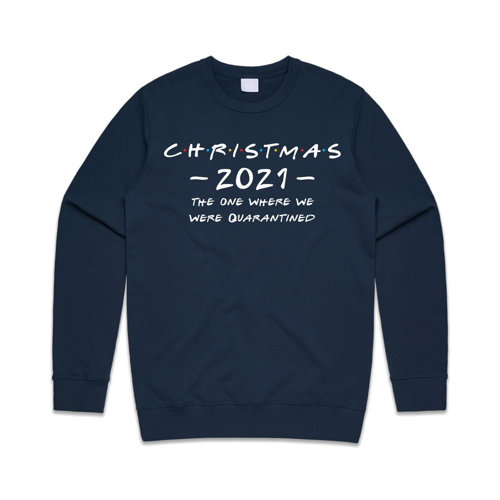 Friends The One Where Quarantine Christmas Jumper Sweater Sweatshirt Lockdown 2021 Matching Family Set - 2.jpg