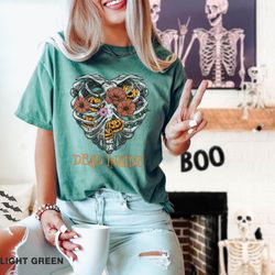 comfort colors dead inside but spiced shirt, coff