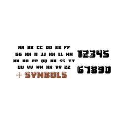 gumball font svg, font svg, gumball letter svg, gumball numbers svg, cute cartoon svg, alphabet svg, number svg, childre