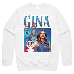 gina linetti homage jumper sweater sweatshirt brooklyn tv show retro 90s vintage funny