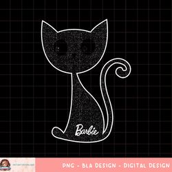 Barbie Halloween Black Cat png, sublimation copy