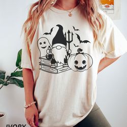 comfort colors ghost books tshirt, booooks t-shir