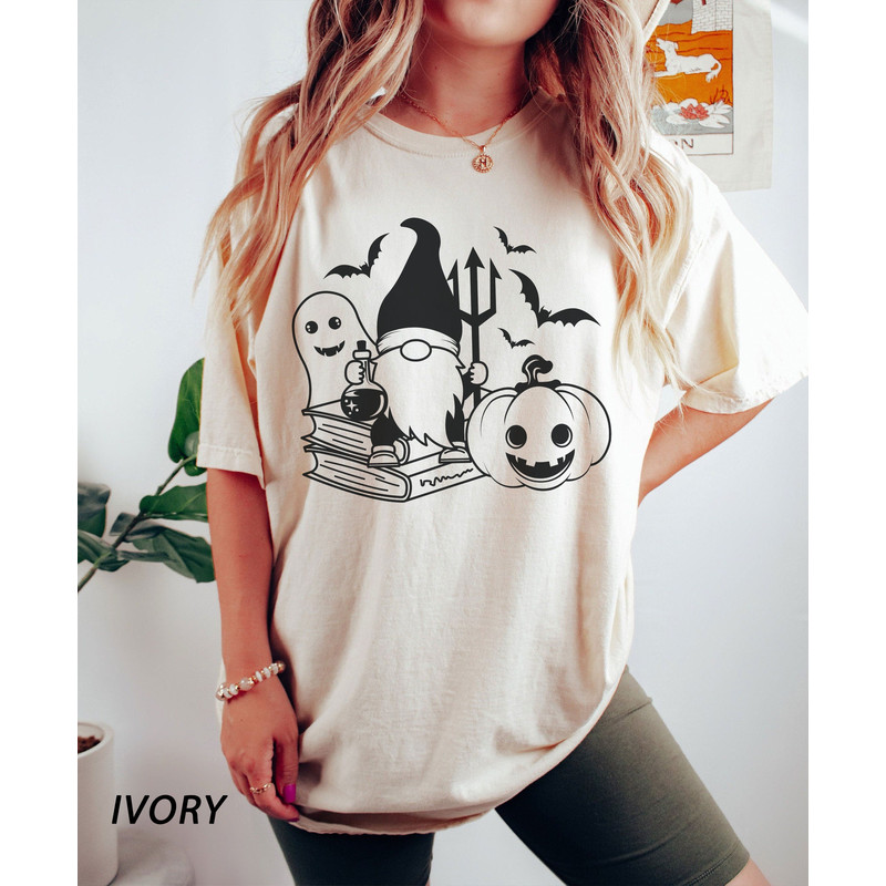 Comfort Colors® Ghost Books tshirt, Booooks t-shirt, funny Halloween shirt, Halloween gift for Teacher, Librarian Gift, Ghost Books Boo - 1.jpg
