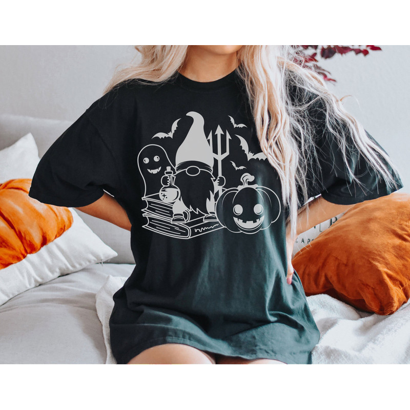 Comfort Colors® Ghost Books tshirt, Booooks t-shirt, funny Halloween shirt, Halloween gift for Teacher, Librarian Gift, Ghost Books Boo - 4.jpg