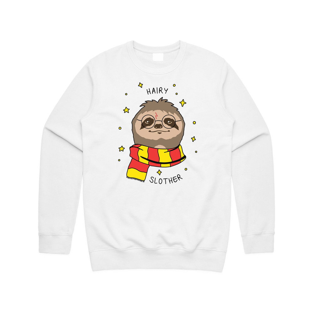 Hairy Slother Jumper Sweater Sweatshirt Cute Geek Sloth Meme Cactus Harry Top Funny Nerd - 4.jpg