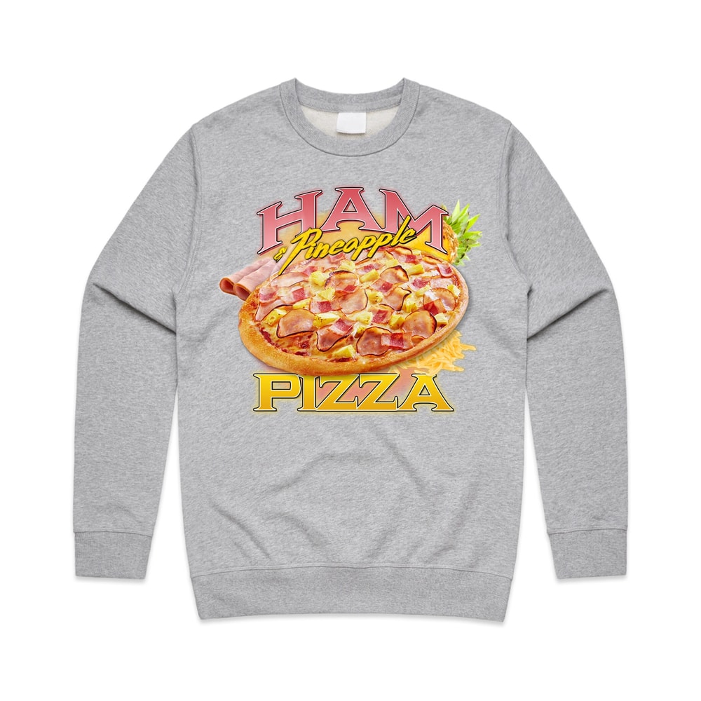 Ham & Pineapple Pizza Homage Jumper Sweater Sweatshirt Funny Food Fit Hawaiian Lover - 2.jpg