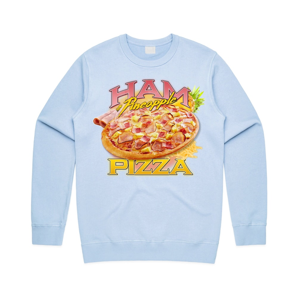 Ham & Pineapple Pizza Homage Jumper Sweater Sweatshirt Funny Food Fit Hawaiian Lover - 3.jpg