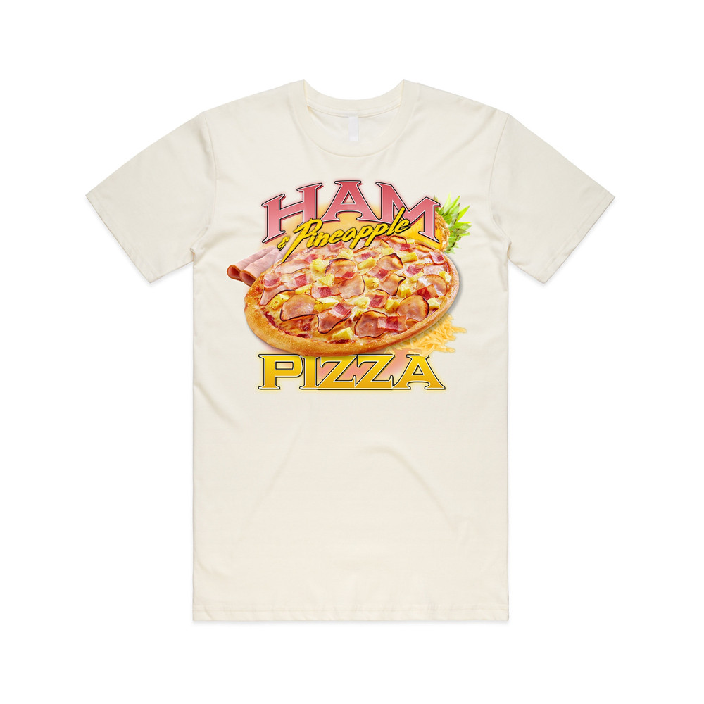 Ham & Pineapple Pizza Homage T-shirt Tee Funny Food Fit Hawaiian Lover - 1.jpg
