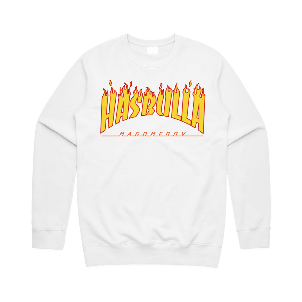Hasbulla Magomedov Flames Jumper Sweater Sweatshirt Funny Internet Gift Meme Retro 90's Fire - 5.jpg