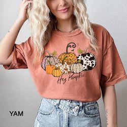 comfort colors hello pumpkin shirt, hello autumn