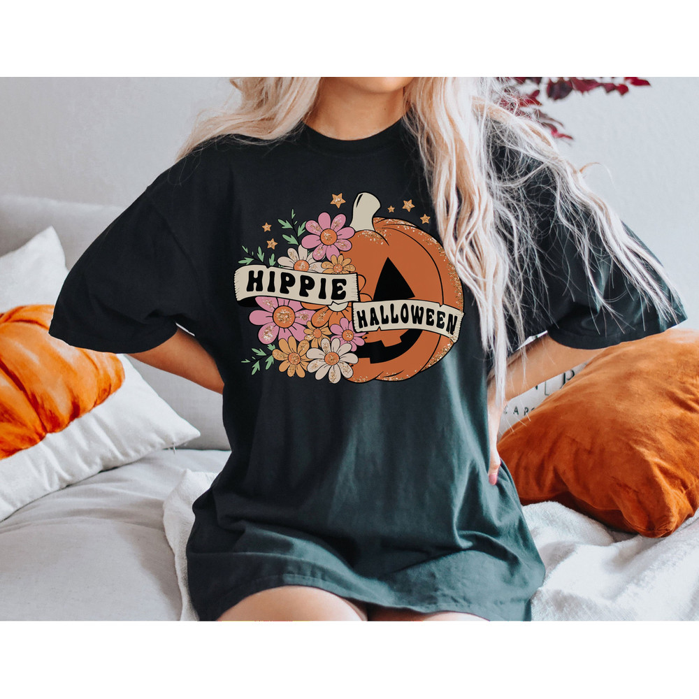 Comfort ColorsĀ® Hippie Halloween Shirt, spooky Shirt, Fall tee, funnny Halloween Shirt, iprintasty halloween, Retro Halloween Shirt - 1.jpg