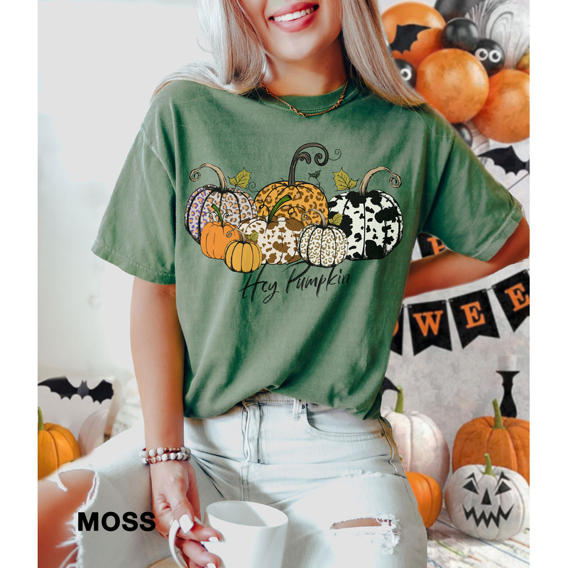 Comfort Colors® hey Pumpkin Shirt, Hello Pumpkin T-Shirt, Hey Pumpkin, Thanksgiving Shirt, Fall T-Shirt, Fall Shirt for Women, Pumpkin Shirt - 4.jpg
