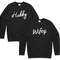 Hubby and Wifey Matching Jumper Sweater Sweatshirt Sweatshirt Set His Hers Valentines Day - 1.jpg