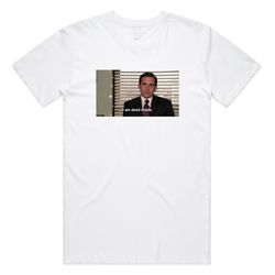 i am dead inside michael scott t-shirt tee top the us office mens womens meme funny gift
