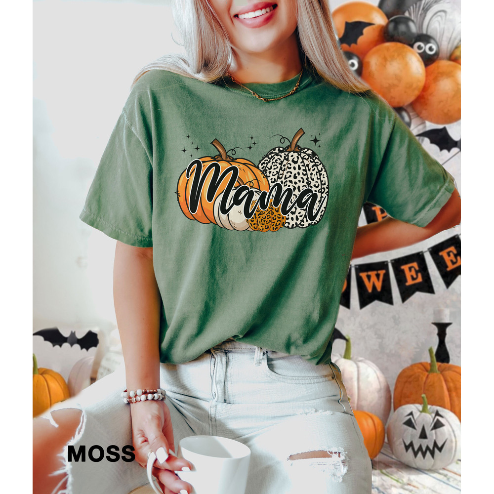 Comfort ColorsĀ® Mama Pumpkin Shirt, Mama's Pumpkin Shirt, lopard Pumpkin Shirt, Mama Shirt, Thankful Mama Shirt, iprintasty halloween - 2.jpg