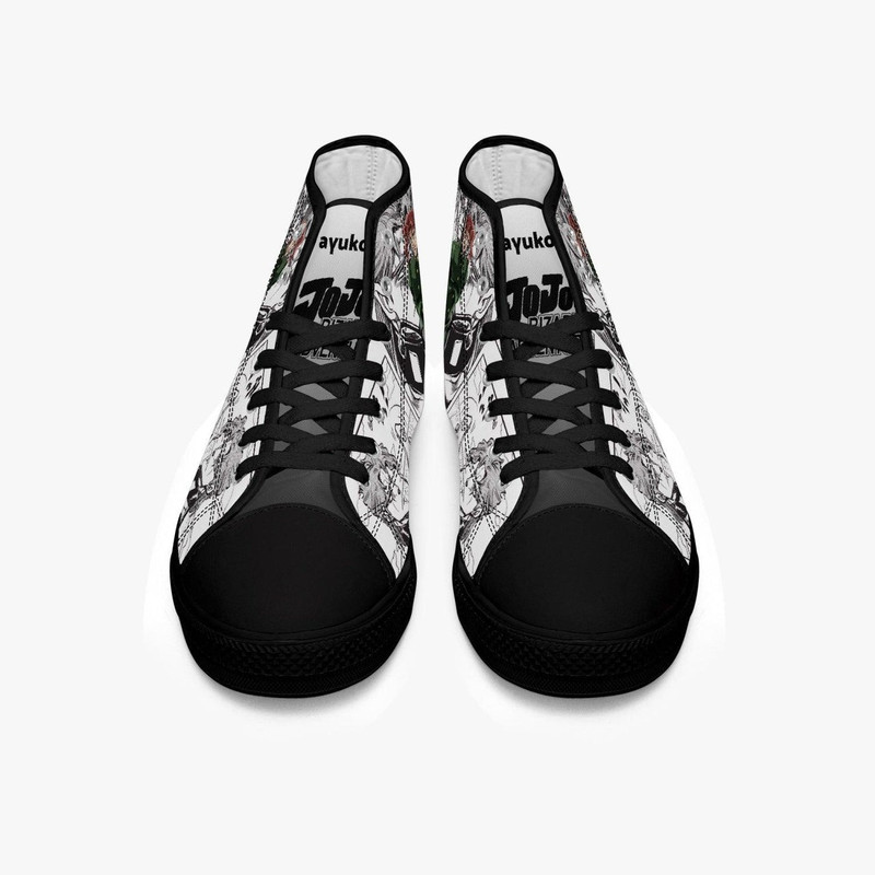 JoJos Bizarre Adventure Noriaki Kakyoin High Canvas Shoes for Fan, JoJos Bizarre Adventure Noriaki Kakyoin High Canvas Shoes Sneaker