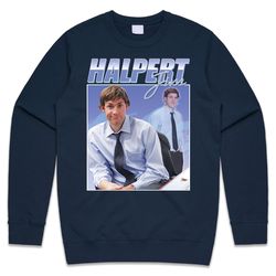 jim halpert homage jumper sweater sweatshirt us office tv show retro 90s vintage funny