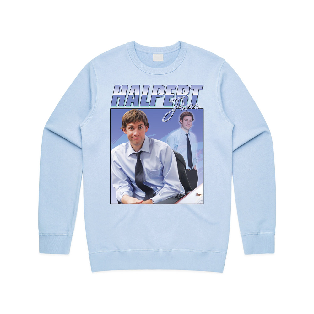 Jim Halpert Homage Jumper Sweater Sweatshirt US Office TV Show Retro 90's Vintage Funny - 3.jpg