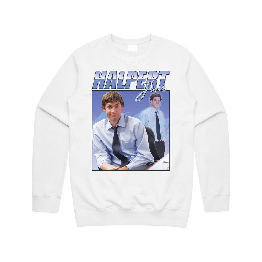 Jim Halpert Homage Jumper Sweater Sweatshirt US Office TV Show Retro 90's Vintage Funny - 4.jpg