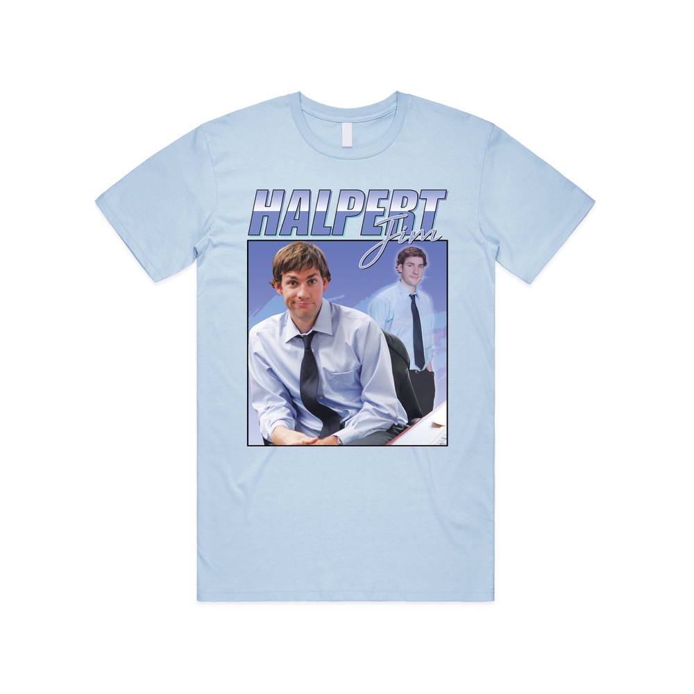 Jim Halpert Homage T-shirt Tee Top US Office TV Show Retro 90's Vintage Funny - 3.jpg