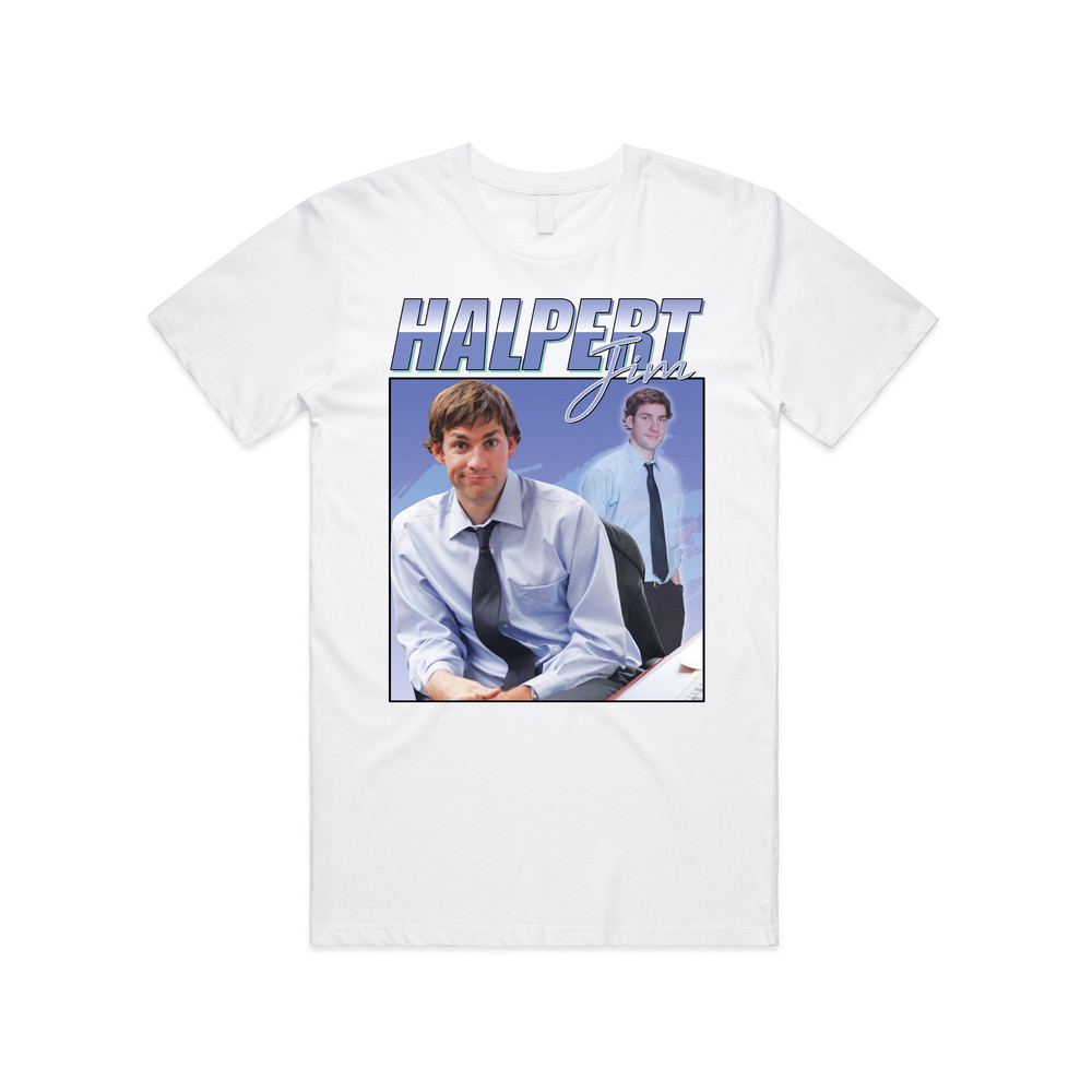Jim Halpert Homage T-shirt Tee Top US Office TV Show Retro 90's Vintage Funny - 4.jpg