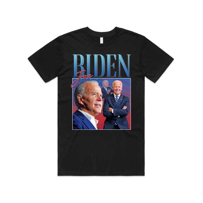 Joe Biden Homage T-shirt Tee Top US President Election Campaign 2024 Retro 90's Vintage - 1.jpg