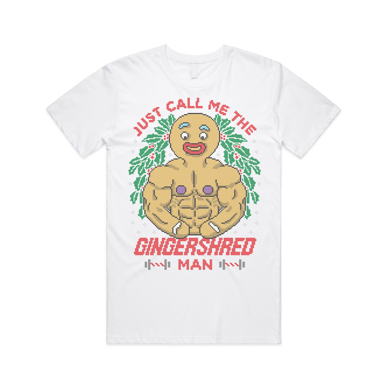 Just Call Me The Gingershred Man T-shirt Tee Top Christmas Xmas Fitness Exercise Bodybuilding Weights Workout Funny Gift - 2.jpg
