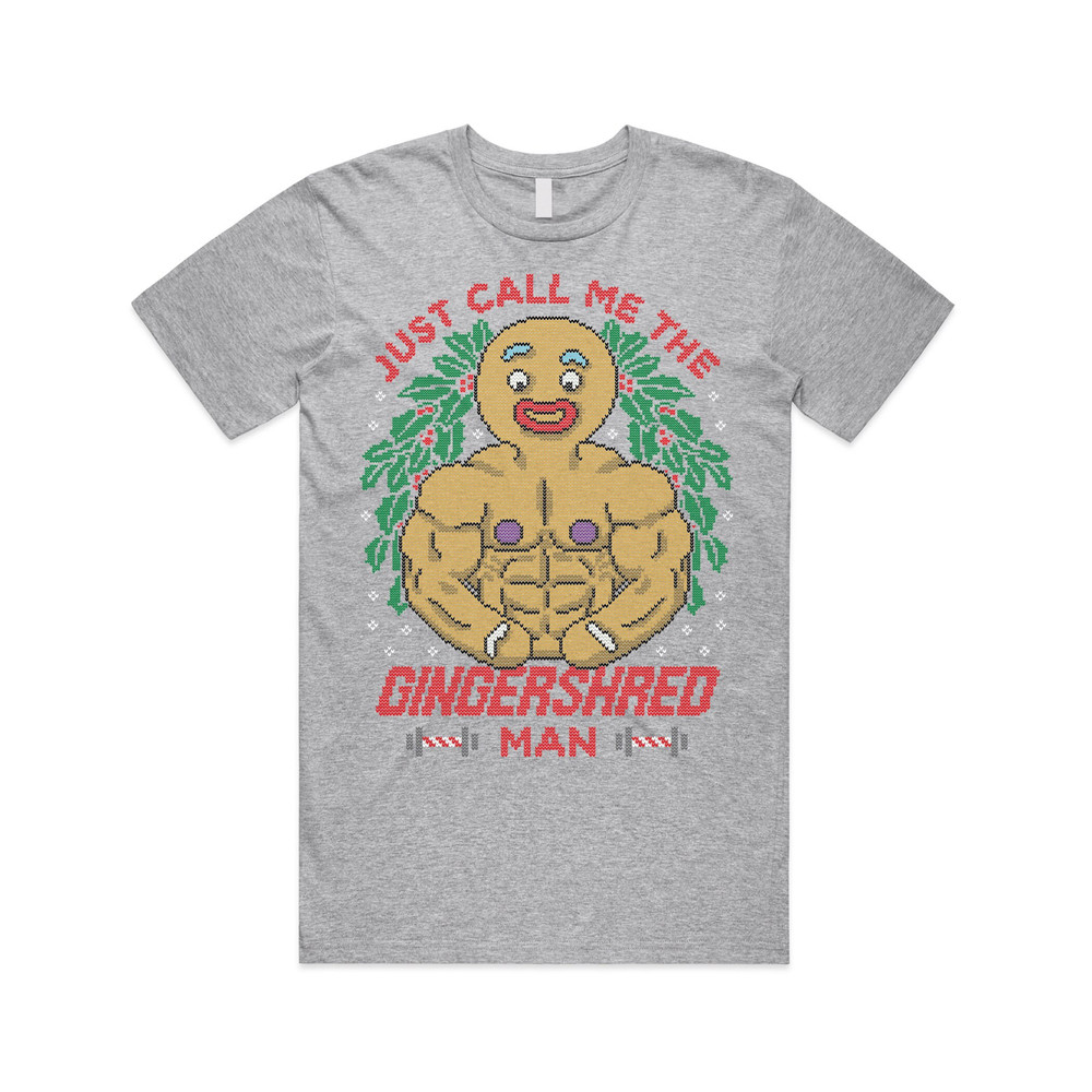 Just Call Me The Gingershred Man T-shirt Tee Top Christmas Xmas Fitness Exercise Bodybuilding Weights Workout Funny Gift - 3.jpg
