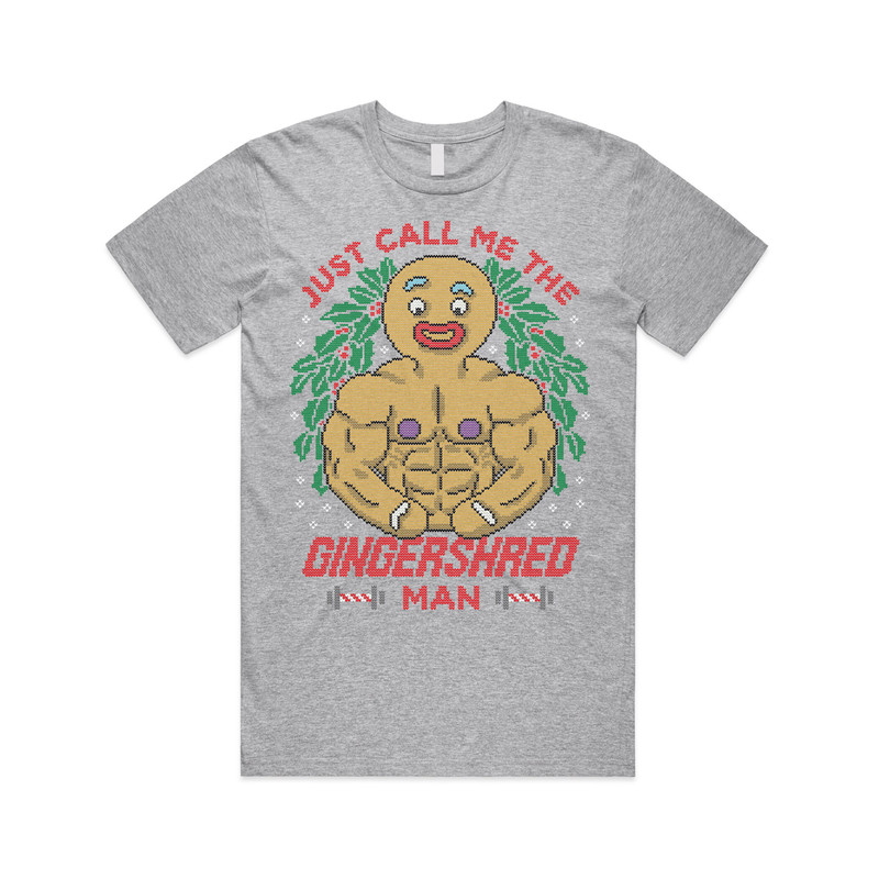 Just Call Me The Gingershred Man T-shirt Tee Top Christmas Xmas Fitness Exercise Bodybuilding Weights Workout Funny Gift - 3.jpg