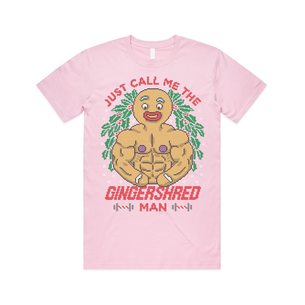 Just Call Me The Gingershred Man T-shirt Tee Top Christmas Xmas Fitness Exercise Bodybuilding Weights Workout Funny Gift - 4.jpg