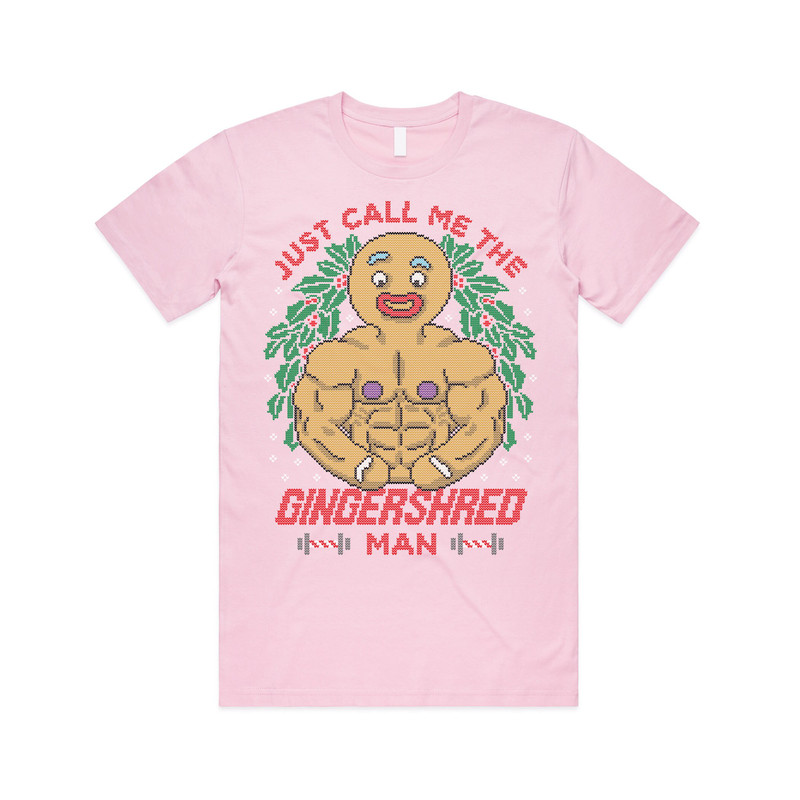 Just Call Me The Gingershred Man T-shirt Tee Top Christmas Xmas Fitness Exercise Bodybuilding Weights Workout Funny Gift - 4.jpg