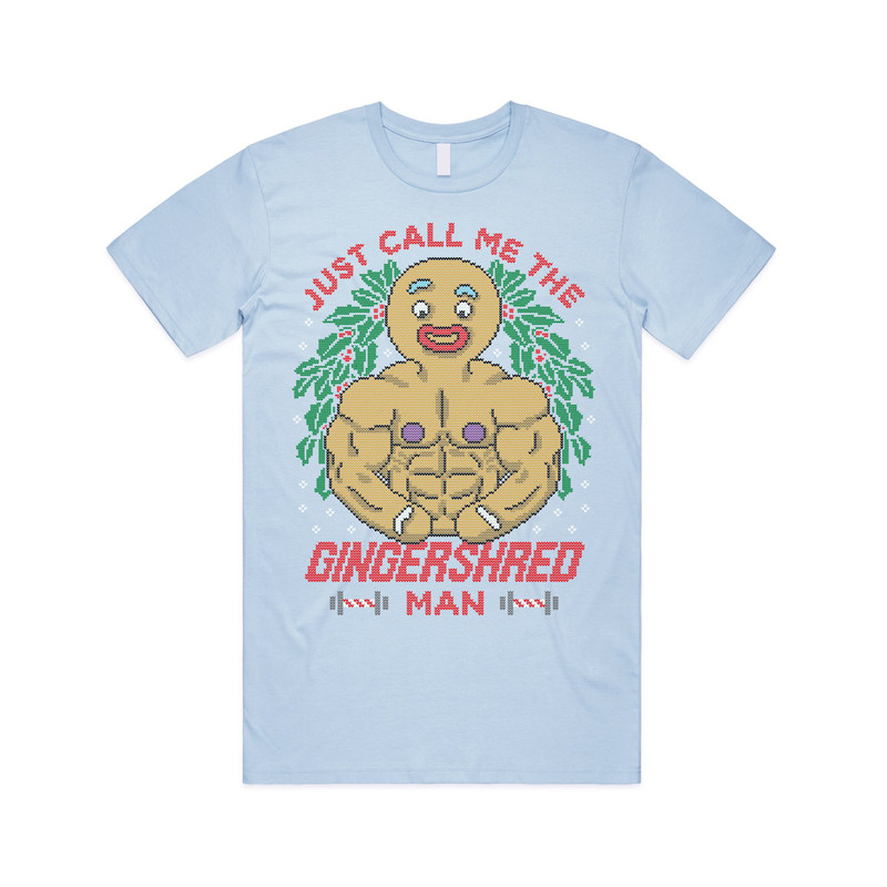 Just Call Me The Gingershred Man T-shirt Tee Top Christmas Xmas Fitness Exercise Bodybuilding Weights Workout Funny Gift - 5.jpg