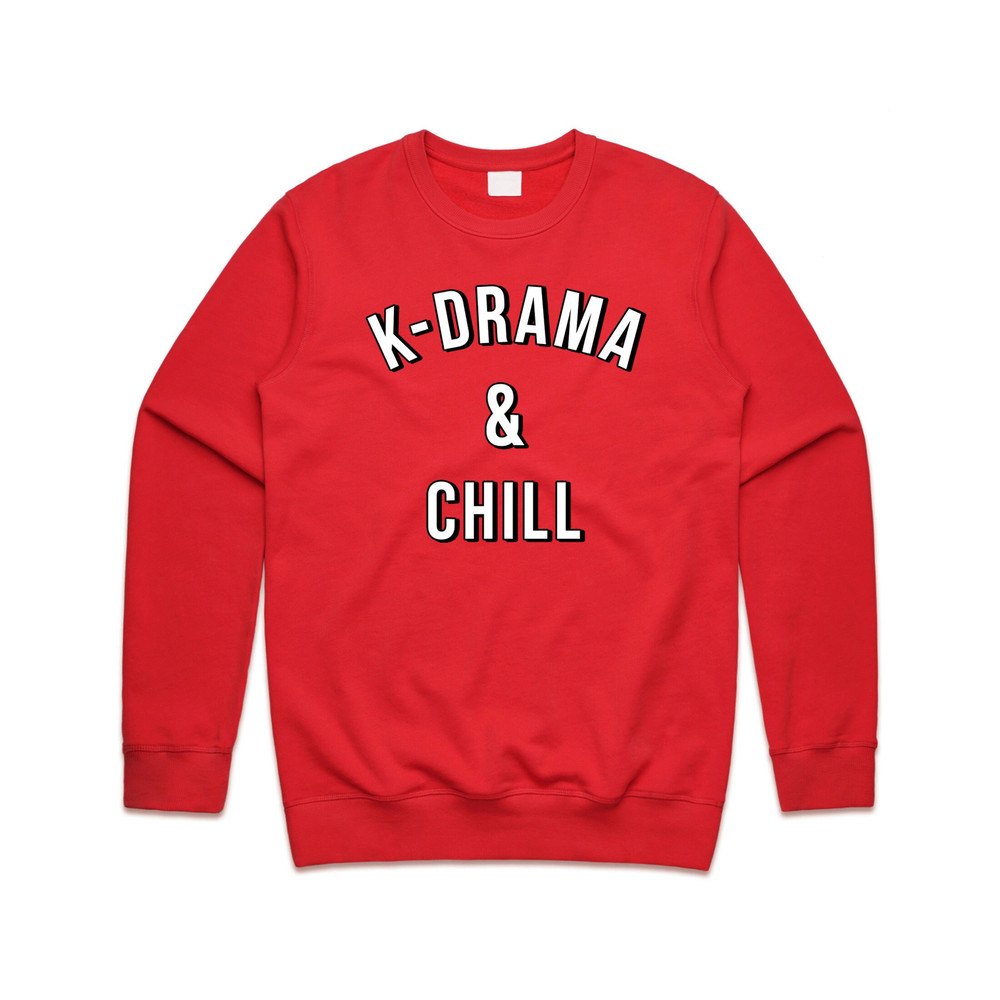 K-Drama & Chill Jumper Sweater Sweatshirt Kpop J-Hope Suga Funny Cute - 1.jpg