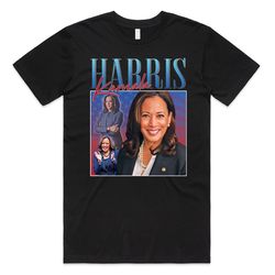 kamala harris homage t-shirt tee top us president election campaign 2024 retro 90s vintage